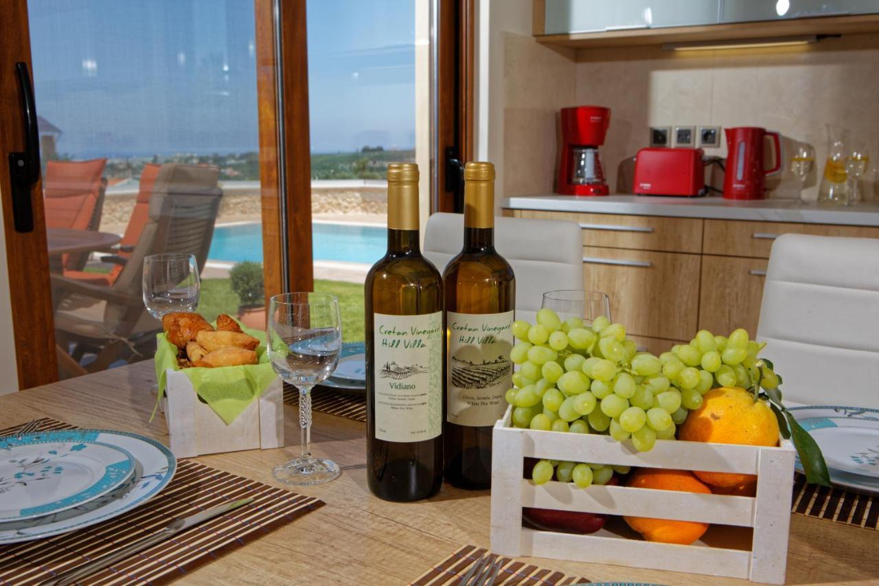 Cretan Vineyard Hill Villa Kato Kalesia エクステリア 写真